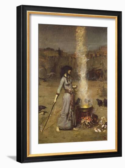 The Magic Circle-John William Waterhouse-Framed Giclee Print