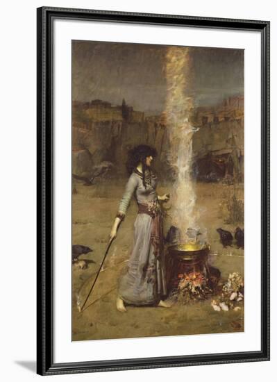 The Magic Circle-John William Waterhouse-Framed Giclee Print