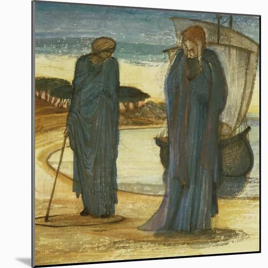 The Magic Circle-Edward Burne-Jones-Mounted Giclee Print