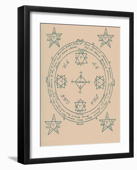 'The Magic Circle'-English School-Framed Giclee Print