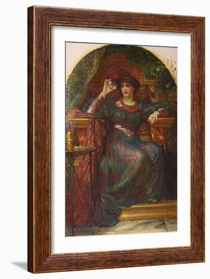 The Magic Crystal, 1894-Frank Bernard Dicksee-Framed Giclee Print