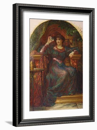 The Magic Crystal, 1894-Frank Bernard Dicksee-Framed Giclee Print