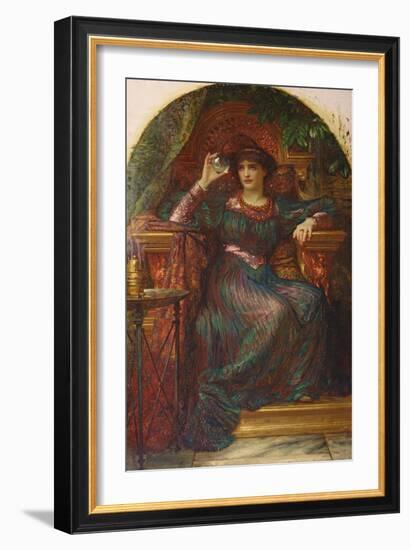 The Magic Crystal, 1894-Frank Bernard Dicksee-Framed Giclee Print