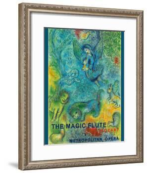 The Magic Flute - Mozart - Metropolitan Opera-Marc Chagall-Framed Giclee Print
