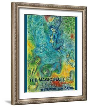 The Magic Flute - Mozart - Metropolitan Opera-Marc Chagall-Framed Giclee Print