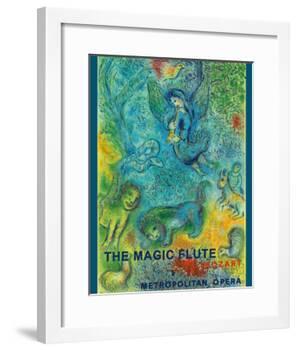The Magic Flute - Mozart - Metropolitan Opera-Marc Chagall-Framed Giclee Print