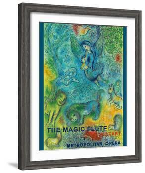 The Magic Flute - Mozart - Metropolitan Opera-Marc Chagall-Framed Giclee Print