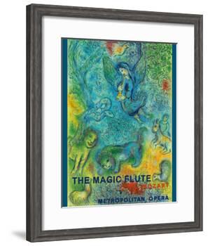 The Magic Flute - Mozart - Metropolitan Opera-Marc Chagall-Framed Giclee Print