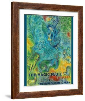 The Magic Flute - Mozart - Metropolitan Opera-Marc Chagall-Framed Giclee Print