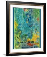 The Magic Flute - Mozart - Metropolitan Opera-Marc Chagall-Framed Giclee Print