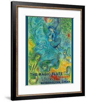 The Magic Flute - Mozart - Metropolitan Opera-Marc Chagall-Framed Giclee Print