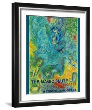 The Magic Flute - Mozart - Metropolitan Opera-Marc Chagall-Framed Giclee Print