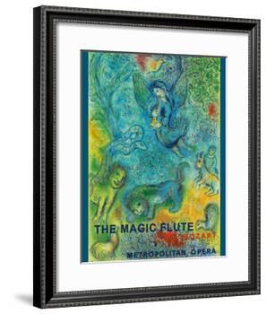 The Magic Flute - Mozart - Metropolitan Opera-Marc Chagall-Framed Giclee Print