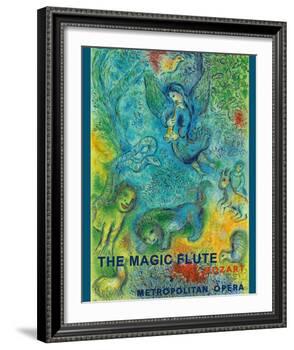 The Magic Flute - Mozart - Metropolitan Opera-Marc Chagall-Framed Giclee Print