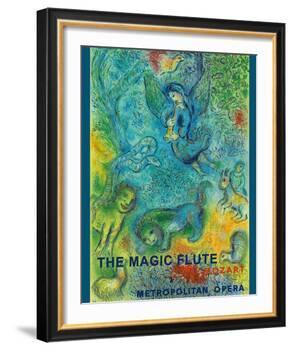 The Magic Flute - Mozart - Metropolitan Opera-Marc Chagall-Framed Giclee Print
