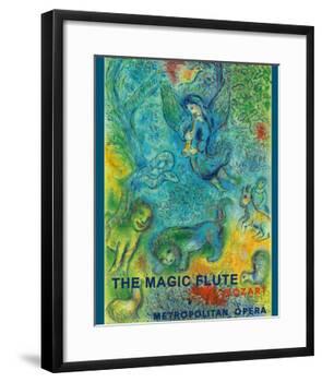 The Magic Flute - Mozart - Metropolitan Opera-Marc Chagall-Framed Giclee Print