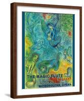 The Magic Flute - Mozart - Metropolitan Opera-Marc Chagall-Framed Giclee Print