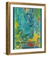 The Magic Flute - Mozart - Metropolitan Opera-Marc Chagall-Framed Giclee Print