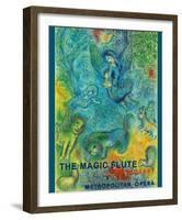 The Magic Flute - Mozart - Metropolitan Opera-Marc Chagall-Framed Giclee Print
