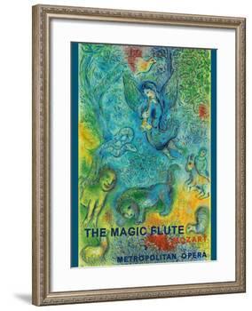 The Magic Flute - Mozart - Metropolitan Opera-Marc Chagall-Framed Giclee Print
