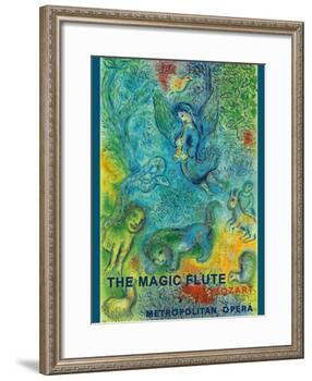 The Magic Flute - Mozart - Metropolitan Opera-Marc Chagall-Framed Giclee Print