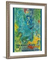 The Magic Flute - Mozart - Metropolitan Opera-Marc Chagall-Framed Giclee Print
