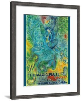 The Magic Flute - Mozart - Metropolitan Opera-Marc Chagall-Framed Giclee Print