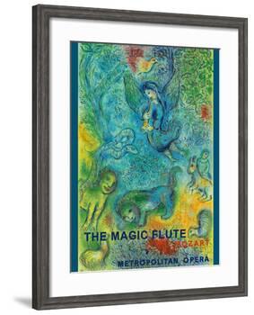 The Magic Flute - Mozart - Metropolitan Opera-Marc Chagall-Framed Giclee Print