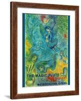 The Magic Flute - Mozart - Metropolitan Opera-Marc Chagall-Framed Giclee Print