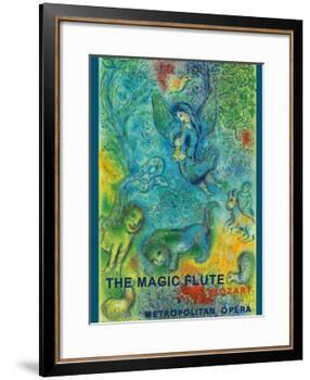 The Magic Flute - Mozart - Metropolitan Opera-Marc Chagall-Framed Giclee Print