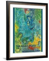 The Magic Flute - Mozart - Metropolitan Opera-Marc Chagall-Framed Giclee Print