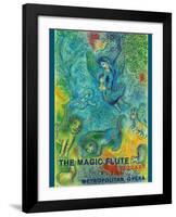 The Magic Flute - Mozart - Metropolitan Opera-Marc Chagall-Framed Giclee Print