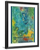 The Magic Flute - Mozart - Metropolitan Opera-Marc Chagall-Framed Giclee Print