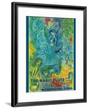 The Magic Flute - Mozart - Metropolitan Opera-Marc Chagall-Framed Giclee Print