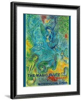 The Magic Flute - Mozart - Metropolitan Opera-Marc Chagall-Framed Giclee Print