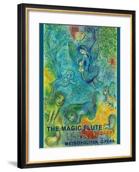 The Magic Flute - Mozart - Metropolitan Opera-Marc Chagall-Framed Giclee Print