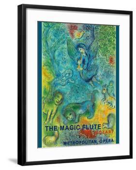 The Magic Flute - Mozart - Metropolitan Opera-Marc Chagall-Framed Giclee Print
