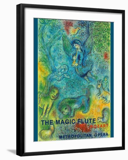 The Magic Flute - Mozart - Metropolitan Opera-Marc Chagall-Framed Giclee Print