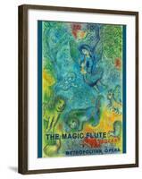 The Magic Flute - Mozart - Metropolitan Opera-Marc Chagall-Framed Giclee Print