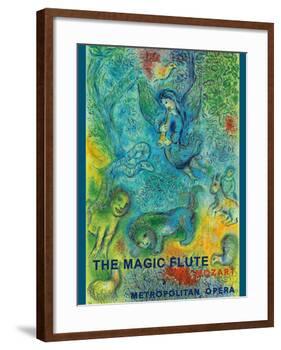 The Magic Flute - Mozart - Metropolitan Opera-Marc Chagall-Framed Giclee Print