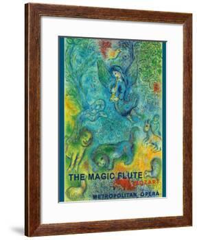 The Magic Flute - Mozart - Metropolitan Opera-Marc Chagall-Framed Giclee Print
