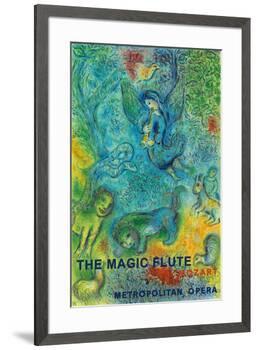 The Magic Flute - Mozart - Metropolitan Opera-Marc Chagall-Framed Giclee Print