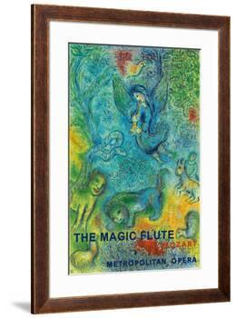 The Magic Flute - Mozart - Metropolitan Opera-Marc Chagall-Framed Giclee Print