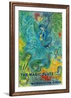 The Magic Flute - Mozart - Metropolitan Opera-Marc Chagall-Framed Giclee Print