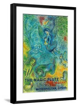 The Magic Flute - Mozart - Metropolitan Opera-Marc Chagall-Framed Giclee Print
