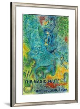 The Magic Flute - Mozart - Metropolitan Opera-Marc Chagall-Framed Giclee Print