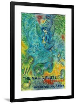 The Magic Flute - Mozart - Metropolitan Opera-Marc Chagall-Framed Giclee Print