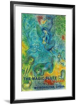 The Magic Flute - Mozart - Metropolitan Opera-Marc Chagall-Framed Giclee Print