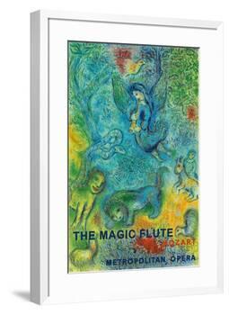 The Magic Flute - Mozart - Metropolitan Opera-Marc Chagall-Framed Giclee Print