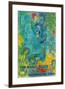 The Magic Flute - Mozart - Metropolitan Opera-Marc Chagall-Framed Giclee Print